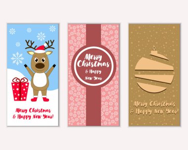 Mutlu Noeller ve mutlu yeni yıl tebrik kartları   