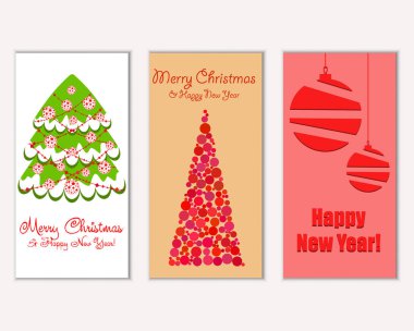 Mutlu Noeller ve mutlu yeni yıl tebrik kartları   