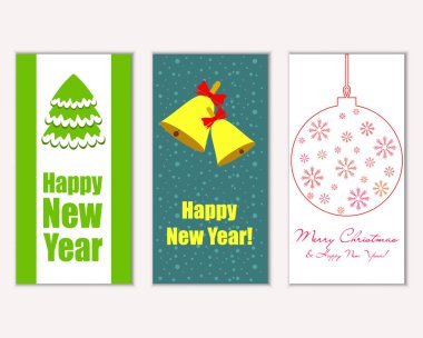 Mutlu Noeller ve mutlu yeni yıl tebrik kartları   