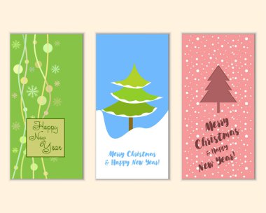 Mutlu Noeller ve mutlu yeni yıl tebrik kartları  