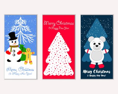 Mutlu Noeller ve mutlu yeni yıl tebrik kartları   