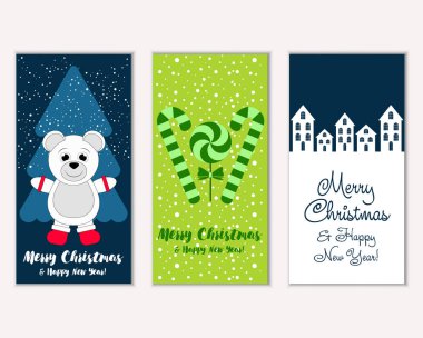 Mutlu Noeller ve mutlu yeni yıl tebrik kartları   