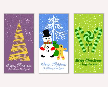 Mutlu Noeller ve mutlu yeni yıl tebrik kartları   