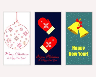 Mutlu Noeller ve mutlu yeni yıl tebrik kartları   