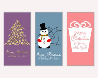 Mutlu Noeller ve mutlu yeni yıl tebrik kartları   