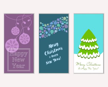 Mutlu Noeller ve mutlu yeni yıl tebrik kartları   