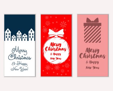 Mutlu Noeller ve mutlu yeni yıl tebrik kartları  