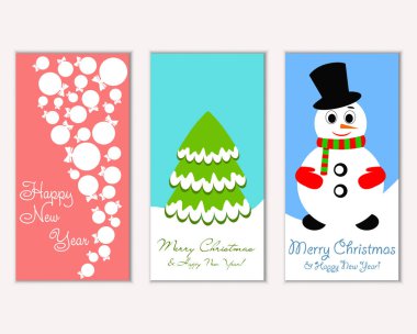 Mutlu Noeller ve mutlu yeni yıl tebrik kartları   