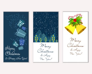 Mutlu Noeller ve mutlu yeni yıl tebrik kartları  