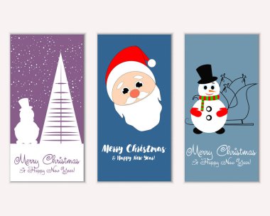 Mutlu Noeller ve mutlu yeni yıl tebrik kartları   