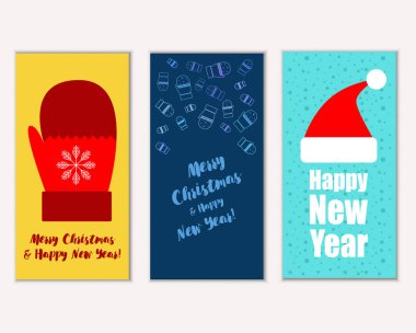 Mutlu Noeller ve mutlu yeni yıl tebrik kartları   