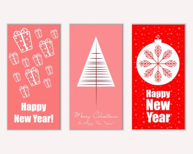 Mutlu Noeller ve mutlu yeni yıl tebrik kartları    