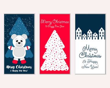 Mutlu Noeller ve mutlu yeni yıl tebrik kartları   