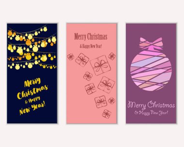Mutlu Noeller ve mutlu yeni yıl tebrik kartları    
