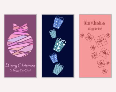 Mutlu Noeller ve mutlu yeni yıl tebrik kartları    