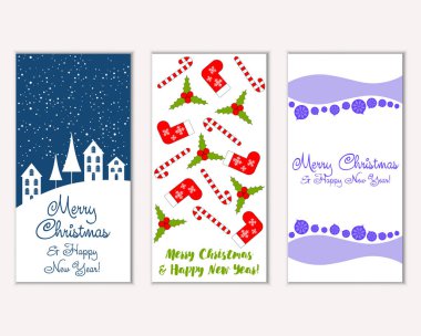 Mutlu Noeller ve mutlu yeni yıl tebrik kartları   