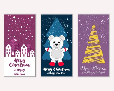 Mutlu Noeller ve mutlu yeni yıl tebrik kartları   