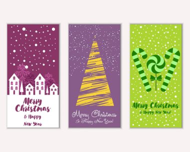 Mutlu Noeller ve mutlu yeni yıl tebrik kartları   