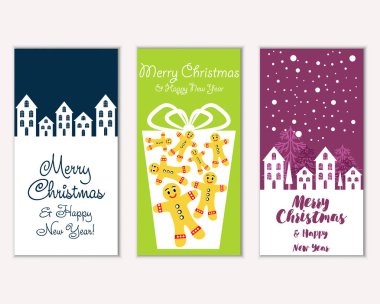 Mutlu Noeller ve mutlu yeni yıl tebrik kartları   