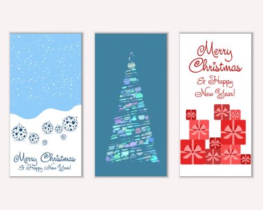 Mutlu Noeller ve mutlu yeni yıl tebrik kartları  
