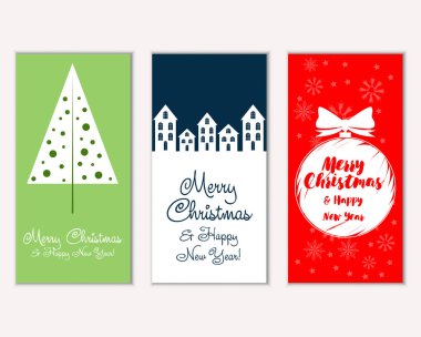 Mutlu Noeller ve mutlu yeni yıl tebrik kartları  