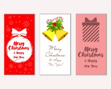 Mutlu Noeller ve mutlu yeni yıl tebrik kartları  