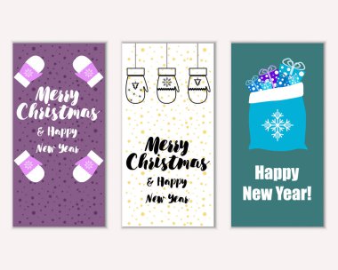 Mutlu Noeller ve mutlu yeni yıl tebrik kartları   