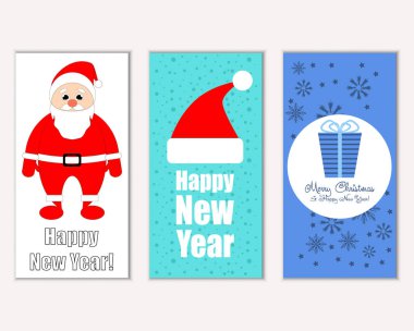 Mutlu Noeller ve mutlu yeni yıl tebrik kartları   