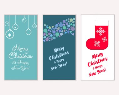 Mutlu Noeller ve mutlu yeni yıl tebrik kartları   