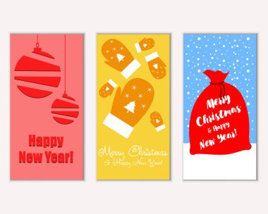 Mutlu Noeller ve mutlu yeni yıl tebrik kartları   