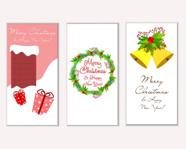 Mutlu Noeller ve mutlu yeni yıl tebrik kartları  