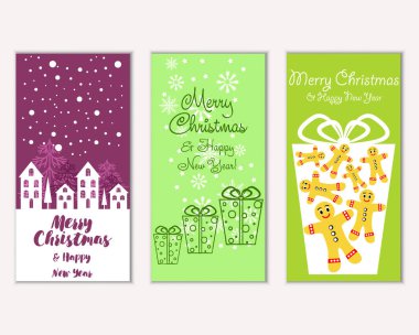 Mutlu Noeller ve mutlu yeni yıl tebrik kartları   