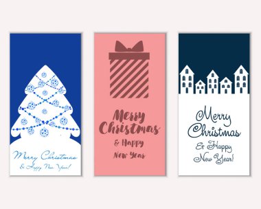 Mutlu Noeller ve mutlu yeni yıl tebrik kartları  