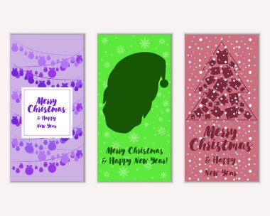 Mutlu Noeller ve mutlu yeni yıl tebrik kartları  