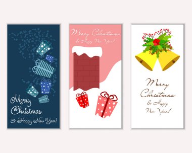 Mutlu Noeller ve mutlu yeni yıl tebrik kartları  