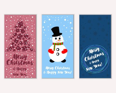 Mutlu Noeller ve mutlu yeni yıl tebrik kartları  