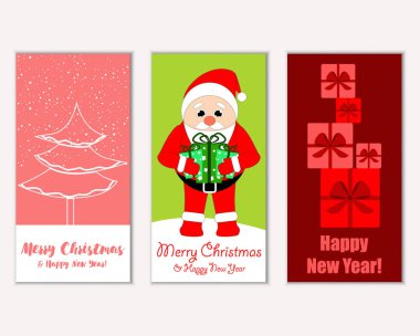 Mutlu Noeller ve mutlu yeni yıl tebrik kartları  