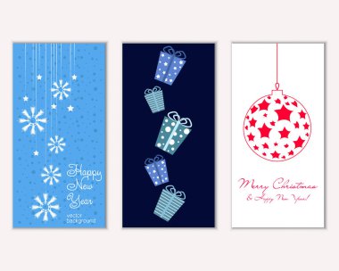 Mutlu Noeller ve mutlu yeni yıl tebrik kartları    