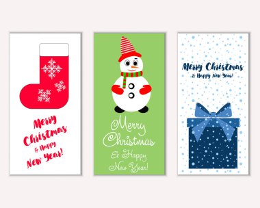 Mutlu Noeller ve mutlu yeni yıl tebrik kartları   