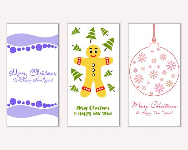 Mutlu Noeller ve mutlu yeni yıl tebrik kartları   