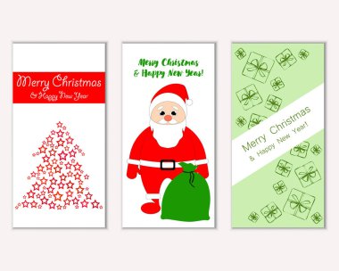 Mutlu Noeller ve mutlu yeni yıl tebrik kartları   