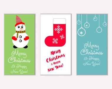 Mutlu Noeller ve mutlu yeni yıl tebrik kartları   