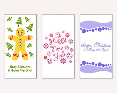 Mutlu Noeller ve mutlu yeni yıl tebrik kartları   