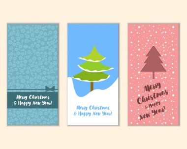 Mutlu Noeller ve mutlu yeni yıl tebrik kartları  