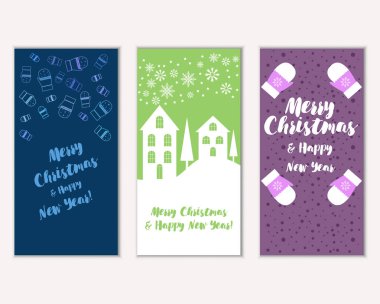 Mutlu Noeller ve mutlu yeni yıl tebrik kartları   