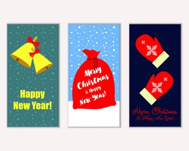 Mutlu Noeller ve mutlu yeni yıl tebrik kartları   