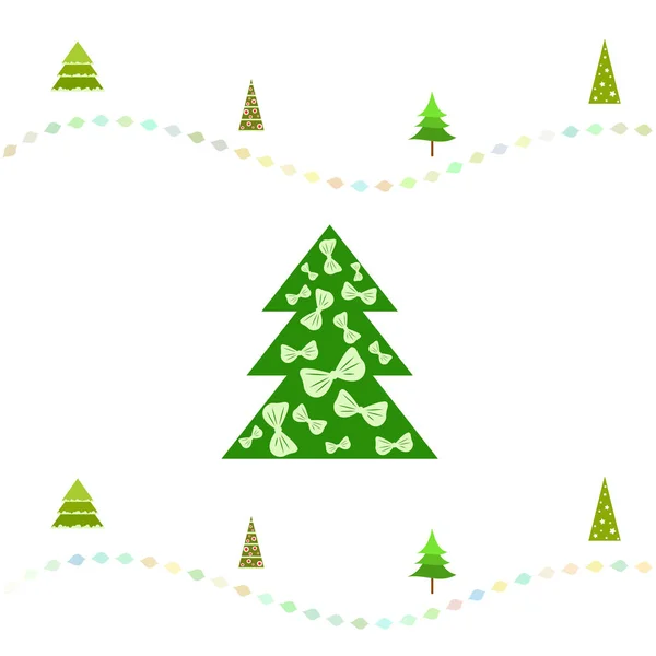 Joyeux Noël Carte Fond Vectoriel — Image vectorielle