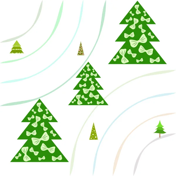 Merry Christmas Card Vector Background — Stock Vector