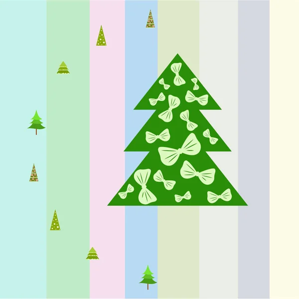 Joyeux Noël Carte Fond Vectoriel — Image vectorielle