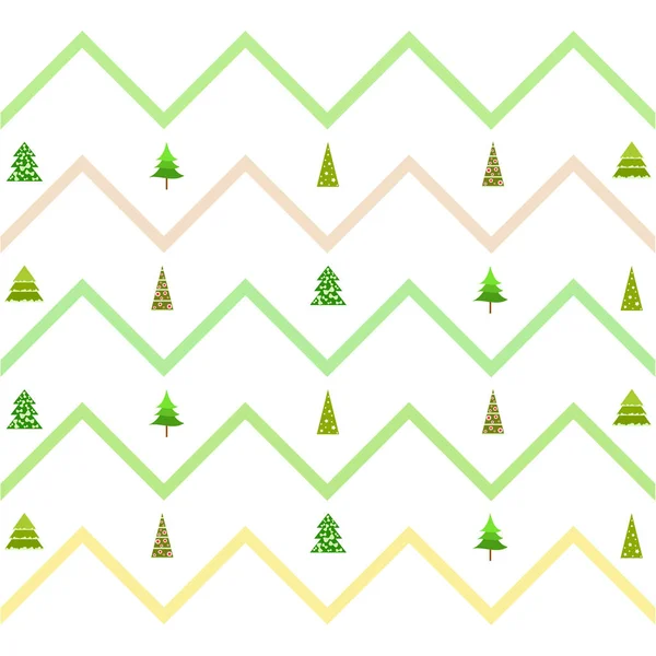 圣诞卡与冷杉树 向量背景 — 图库矢量图片